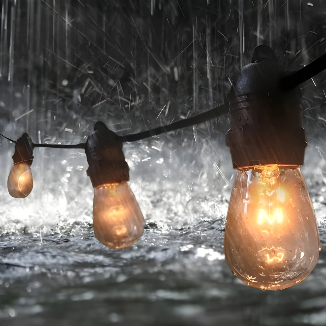 Easygardentools™ 20m Weather-Proof LED Festoon Lights