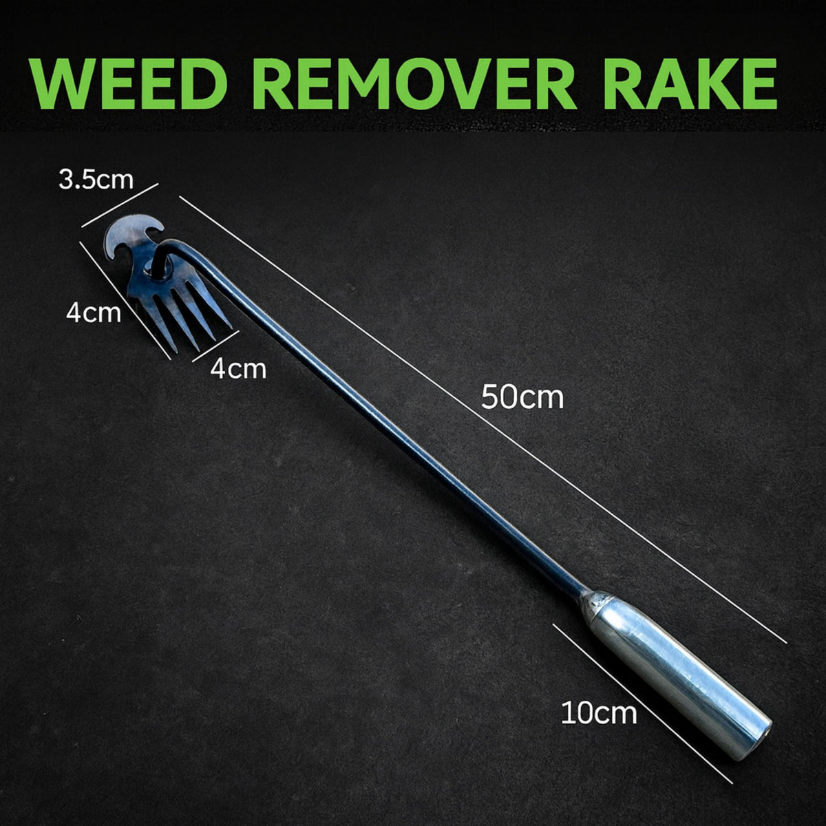 Easygardentools™ Weed Remover Rake