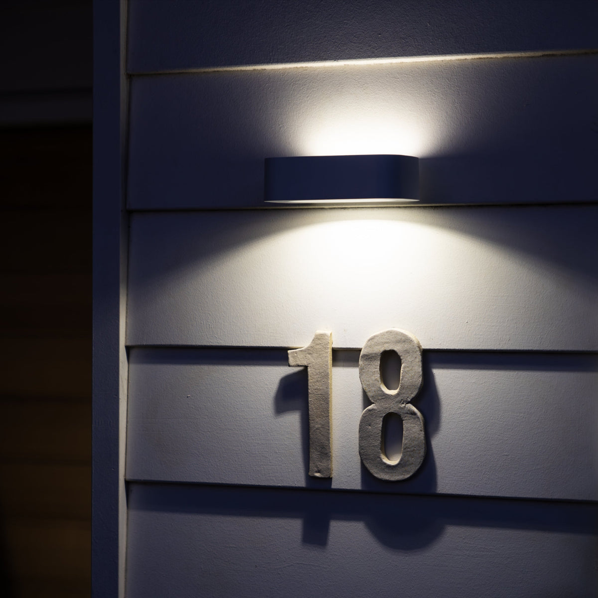 Modern Coastal Solar Wall Light | Cool White | SHORE