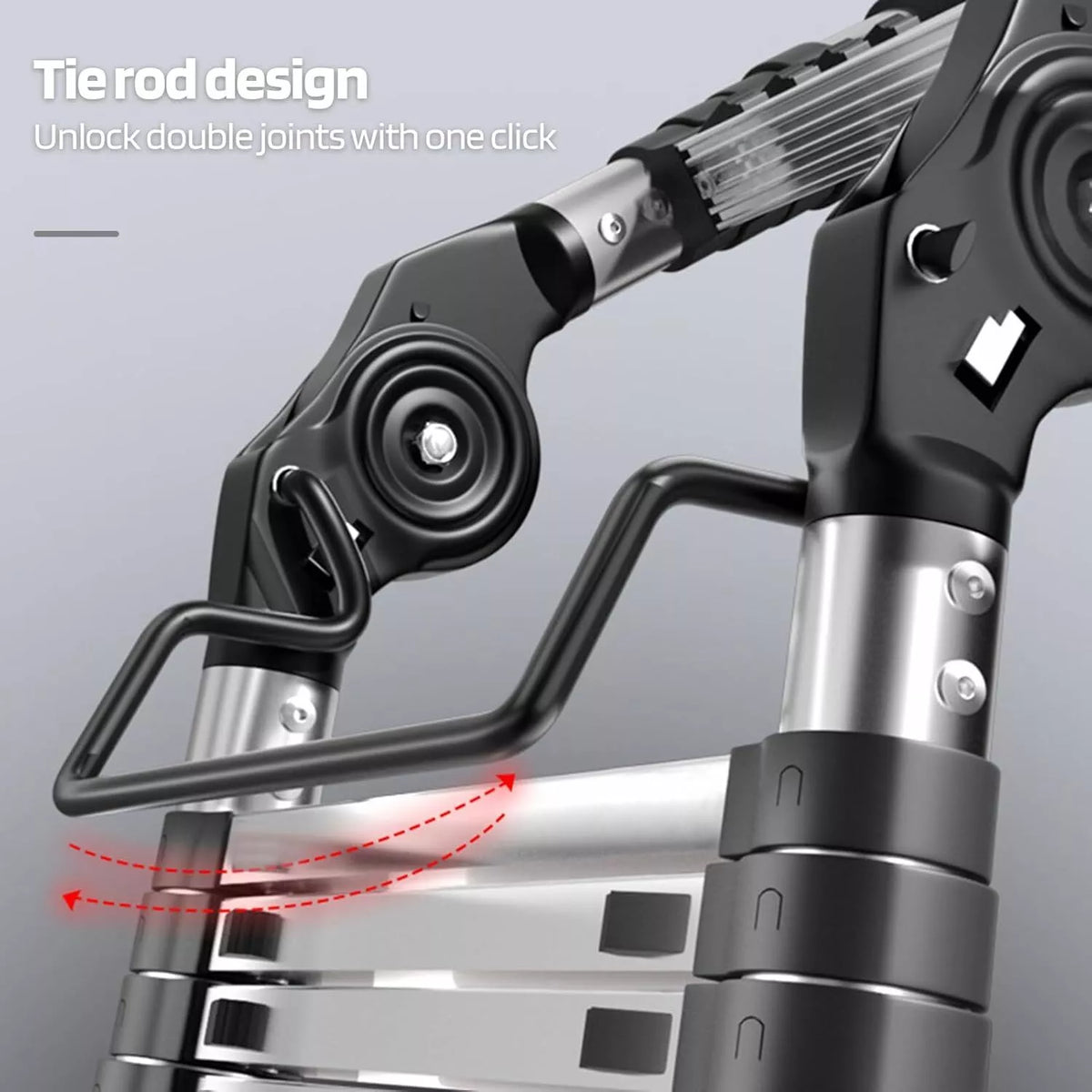 Telescopic Aluminium Ladder Extension Extendable Step