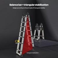 Telescopic Aluminium Ladder Extension Extendable Step
