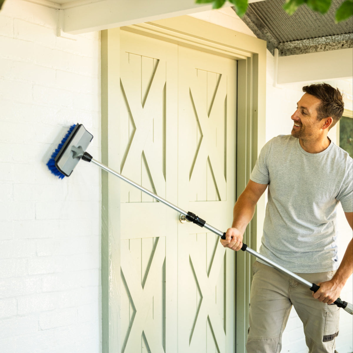 Hard Bristle Attachment for Extendable Cleaning Brush
