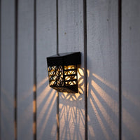 Patterned Solar Wall Light | 1LED | 4 Pack | ORBIT
