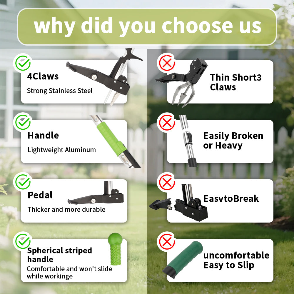 Heavy-duty manual weed puller — product view 8