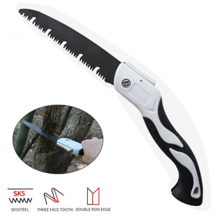 Folding Garden Pruning Saw with Safety Lock – product view