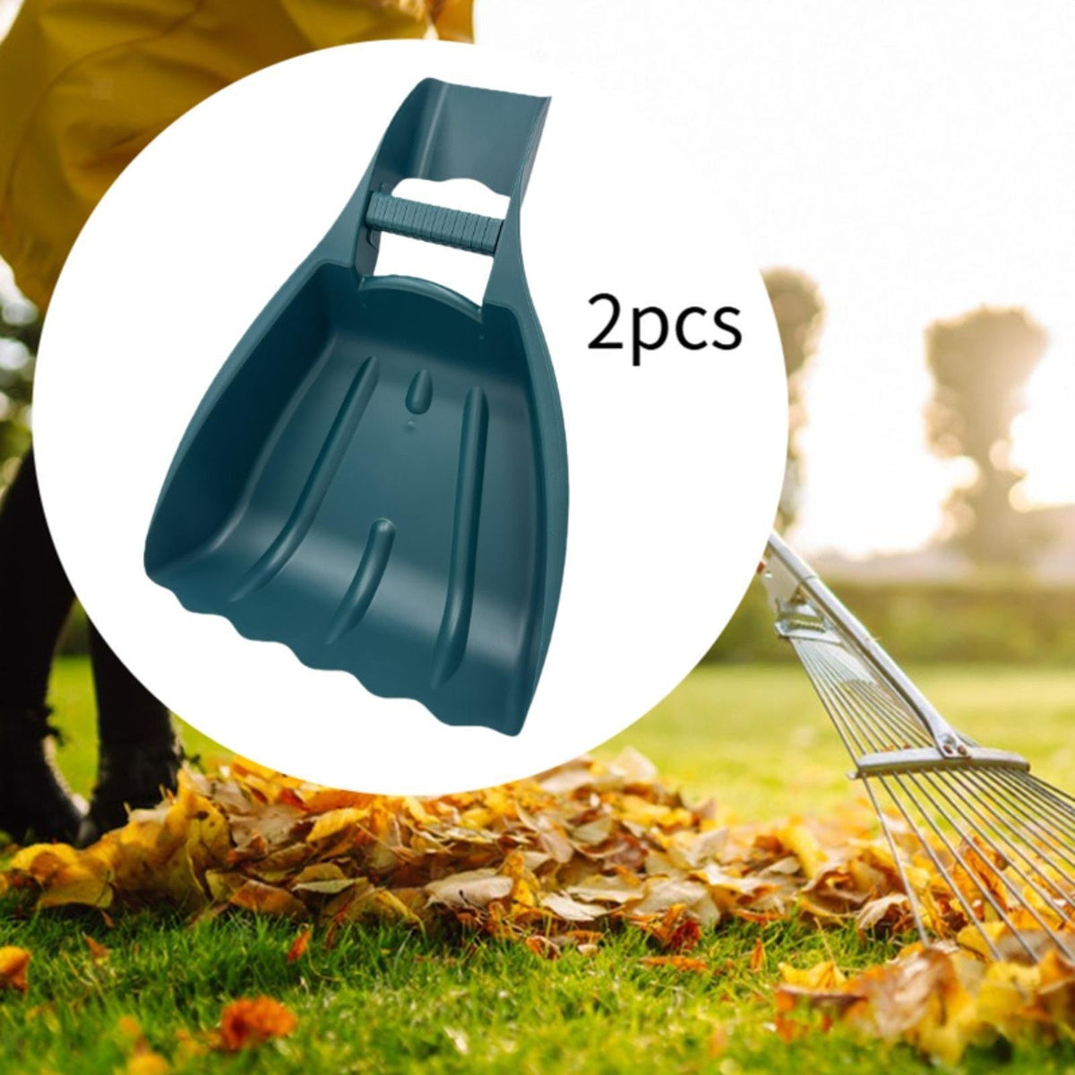 Garden Leaf Scoops & Hand Rakes – Pair – product details