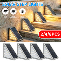 Solar triangular step lights for outdoor stairs — image 3
