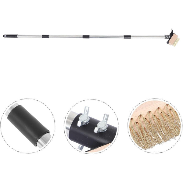 Long-Handle Patio Weed Scraper & Brush – 1.6m – product details