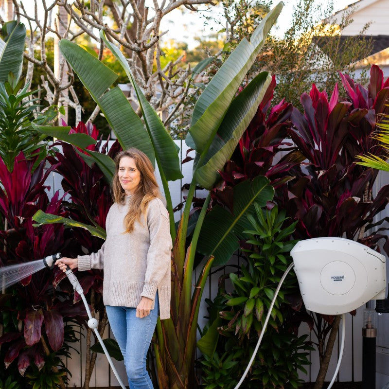 Classic 30m Retractable Hose Reel | Beige