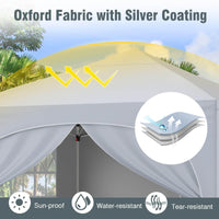 3 x 3 m Pop up Canopy Tent w/ 4 Removable Sidewall