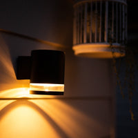 Modern Solar Wall Light | Black | 6LED | MODERNA