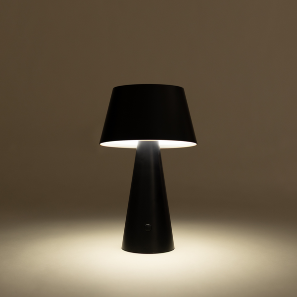 Indoor Outdoor Solar Table Lamp | Cool White | OBLIQUE