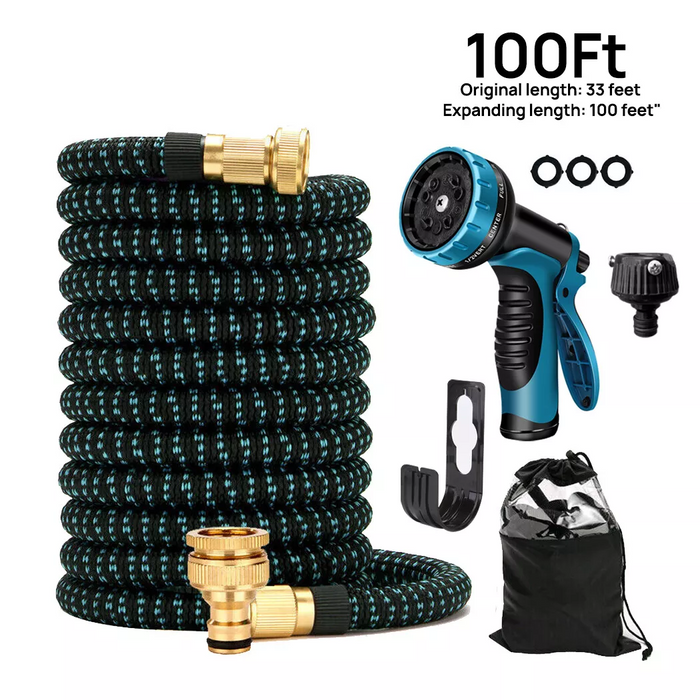 Flexible Kink-Free Expandable Garden Hose (30m Extension)